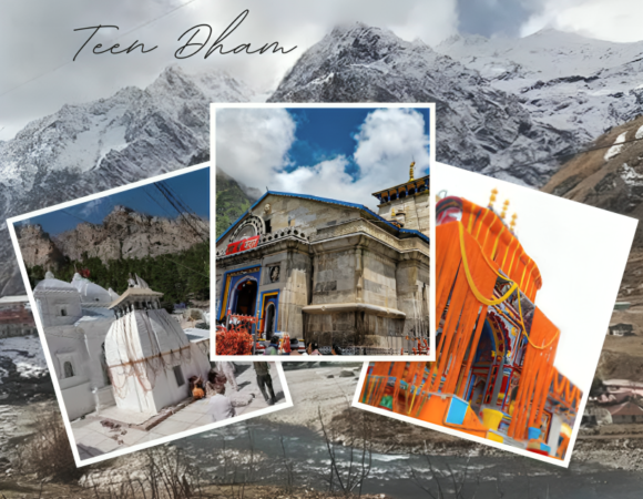 Teen Dham "Gangotri, Kedarnath, Badrinath Yatra Ex Haridwar" 7 Nights 8 Days